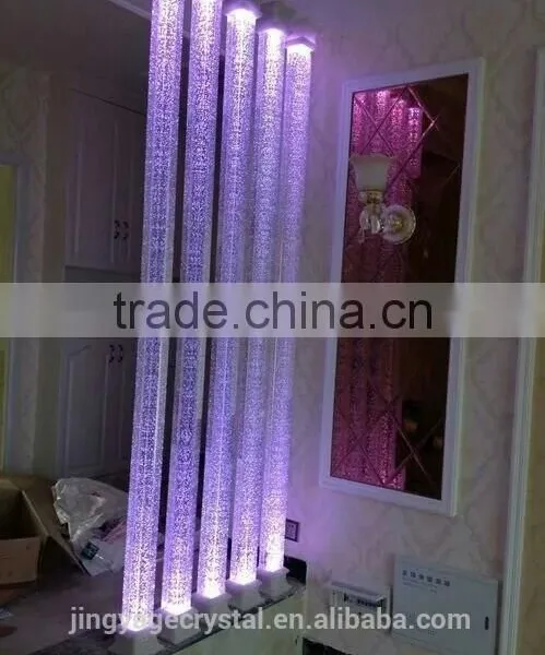 Wholesale Crystal Pillars With Bubbles for Partition photo-4