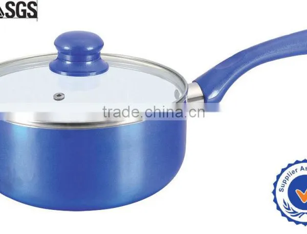 9pcs Cookware in Aluminum With White Ceramic Nonstick Coating photo-4