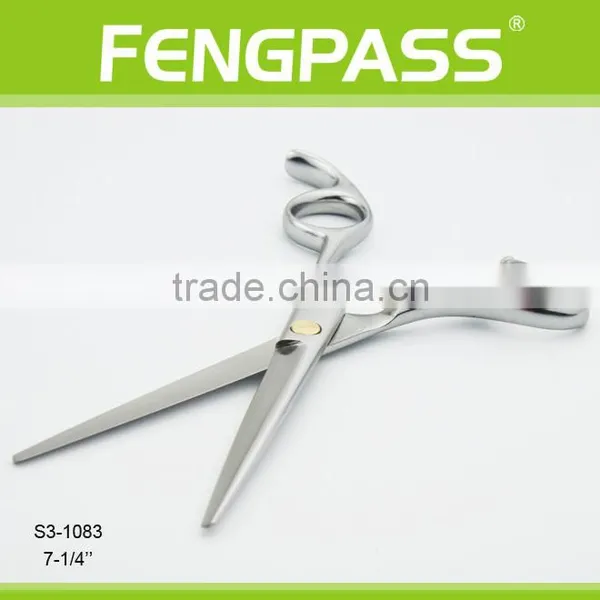 S3-1083 7-1/4" Inch 2CR13 Stainless Steel Blade With Stainless Steel Handle Fengpass Hardware Limited Barber Scissors photo-4