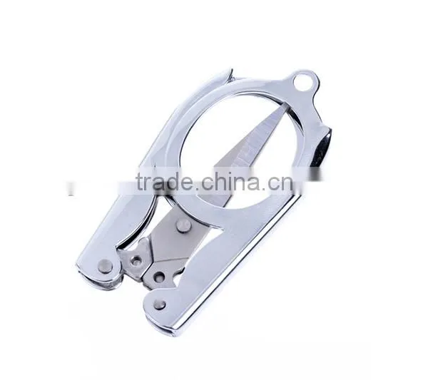 Household Stainless Steel Scissors Folding Travel Scissors photo-3