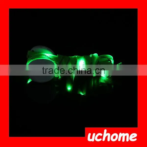 UCHOME Hot Sale Nylon Flashing Shoe Laces Flash Light Up LED Glow ShoeLaces photo-4