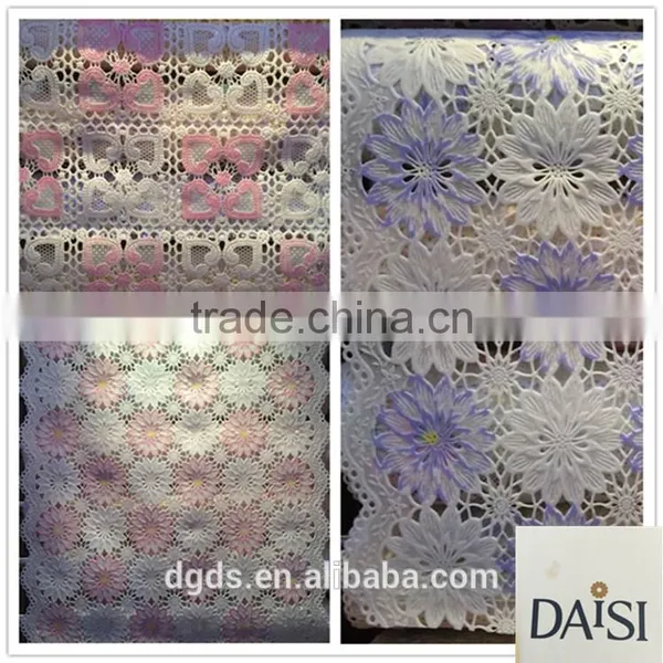 PVC Lace Tablecovers in Rolls Home Decorative Waterproof Vinyl Lace Pattern Tablecover Eco Friendly Dinning 50cm Width China photo-2