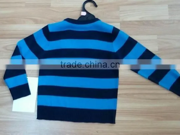 (KD0442) Boys Knitting Stripe Sweaters photo-2