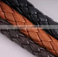 Braided Leather Cord 2 mm photo-5