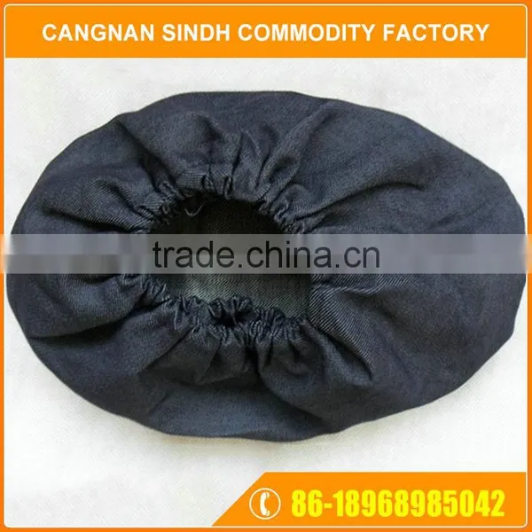 High Quality Dustproof Excellent Tensile Denim Fabric Medical Shoe Cover photo-1