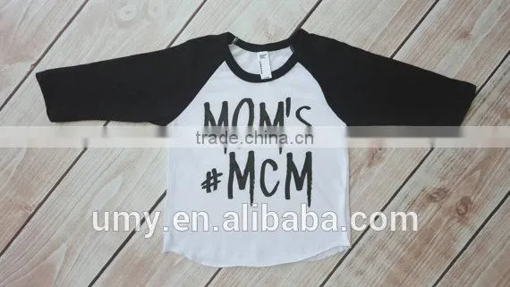 Summer Playful And Funny Raglan T-shirts Created For Kids Clothes In China photo-2