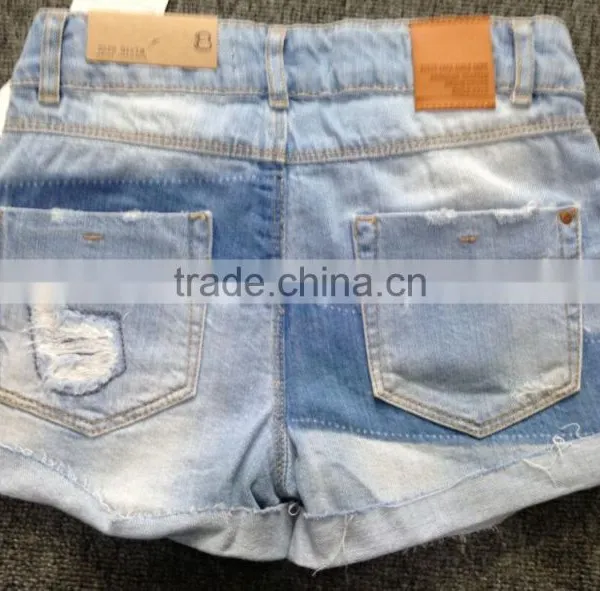 Girls Denim Shorts,baby Girls Shorts photo-2