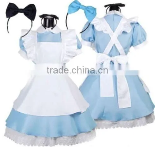 Walson Clothes Apparel Cosplay Alice in Wonderland Costume Fancy Dress photo-3