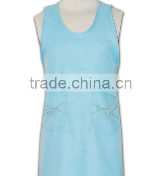 2015 Design Wholesale Promotional Solid Color Disposable Custom Aprons photo-2
