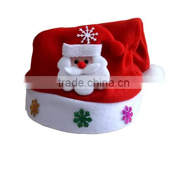 Snow Man Deer Santa Claus Shaped Christmas Hat With Light For Children and Adult photo-2