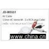 Audio Cable 3.5mm 4c Stereo to 3rca