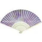 Pastel Style Printed Japanese Traditional Fan , Paper Folding Hand Fans