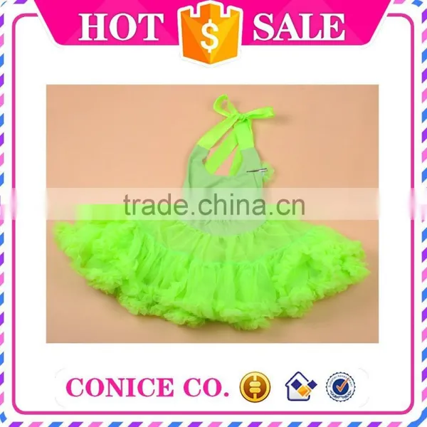 2015 New Design Hot Sale Fashion Bareback Dress for American Baby Girls Summer Tutu Dress photo-2