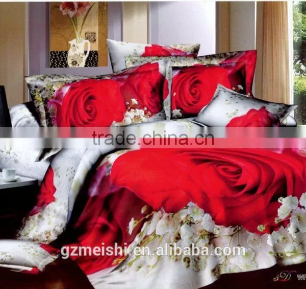 3D Red Rose Bedding Set 3d Comforter Set photo-5