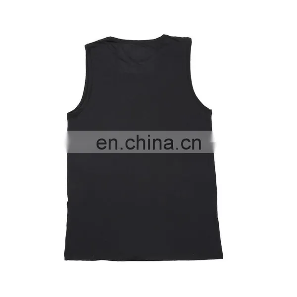 Custom Blank Gym Wear Stringer Tank Top for Men photo-3