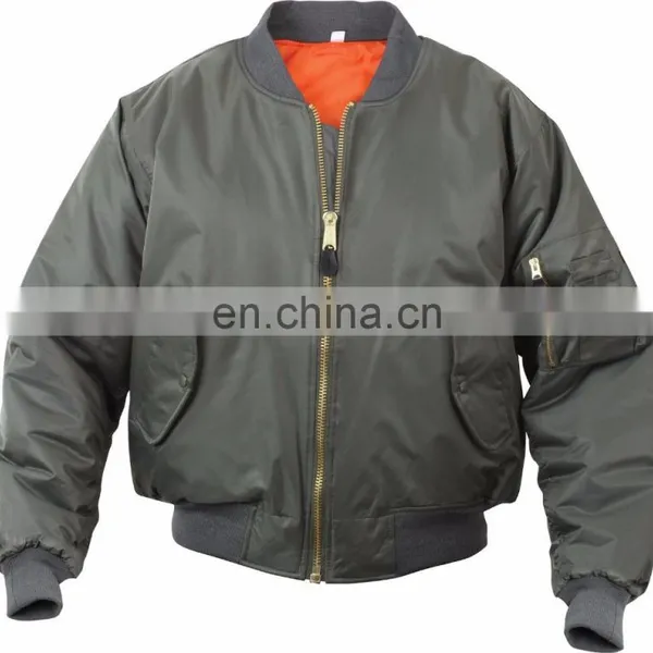 Vintage Zip up Classic Bomber Jacket High Quality Jacket photo-2