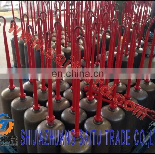 Fire Extinguisher Cylinder Automatic Inside Powder Coating Machine Suitable For Dry Powder Foam and CO2