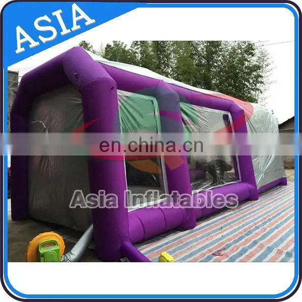 China Wholesale Portable Water Curtain Spray Booth / Inflatable Garage Paintbooth Workshop photo-2