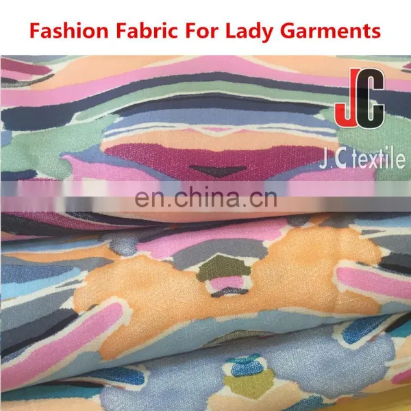 Rayon Fabric for Sale 100% Hand Silk Soft Fabric Poplin Printed Fabric photo-5