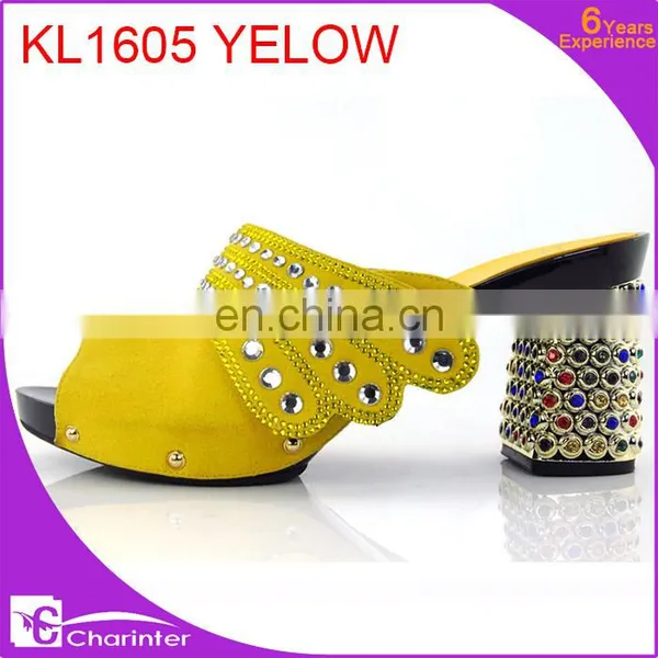 Wholesale Africam Cheap Shoes Slipper Ladies Shoes Guangzhou Slipper Ladies photo-6