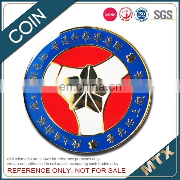 Iron Stamped Soft Enamel Souvenir Coin With Diamond Cut Edge Factory photo-6