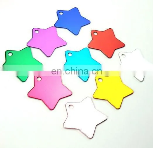 Star Shaped Blank Aluminum Pet Collar Tag photo-4