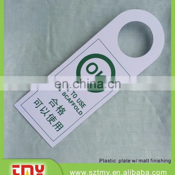 Soft PVC Door Hanger, Door Warning Signs photo-5