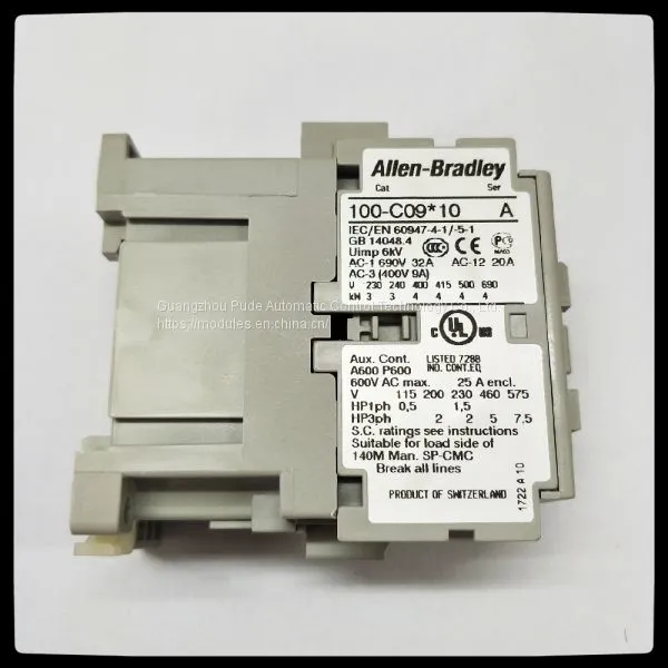 100-C09EJ10 IEC 9 A Contactor 24VAC photo-4