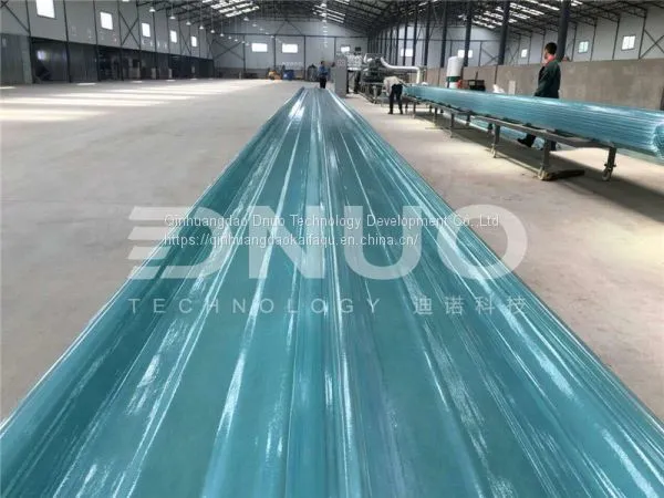 Fiberglass polyester composite FRP roof sheet making machine