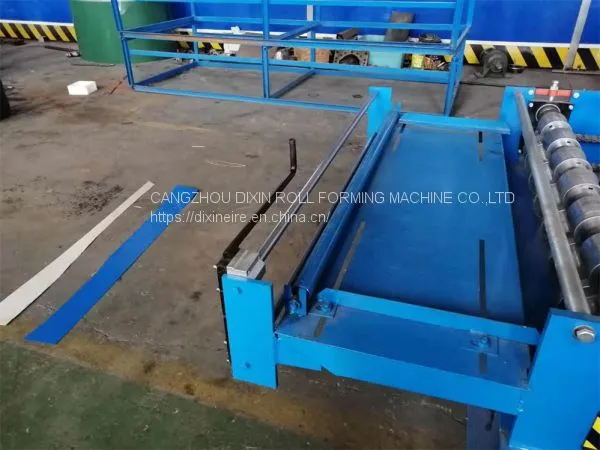 Color Steel Trapezoidal Metal Roofing Sheet Roll Forming Machine Design Manufacture photo-3