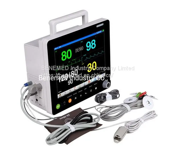 12.1 Inch Multi Parameter Patient Monitor Medical Equipment photo-3