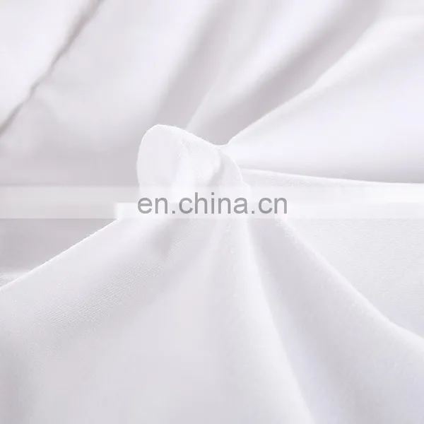 Super Soft Microfiber White Quilted Down Comforter Bedding Set For Hotel and Home photo-6