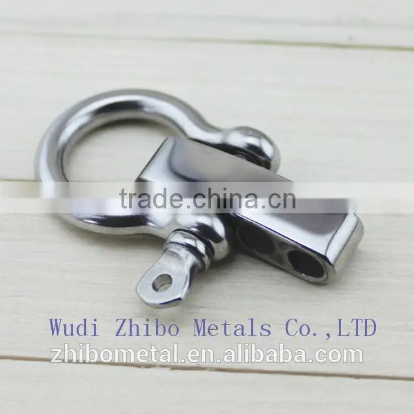 Factory price 5mm Adjustable shackle with European bow shackle