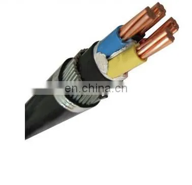 China Best Price NYRY 0.6/1kv PVC Insulated Galvanized Round Steel Wire Armored Power Cable 4x50mm2 photo-3