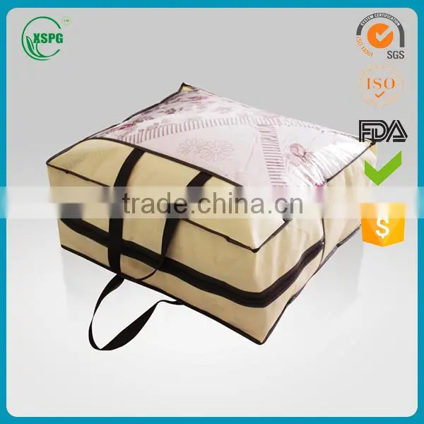 Custom High Quality Recyled Plastic Pvc Bedding Packaging Quilted Bags/Bag With Zipper photo-3