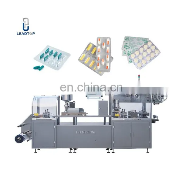 Automatic Factory Direct Supply Capsule Tablet Flat Aluminum Plastic Aluminum Aluminum Blister Packing Machine photo-2