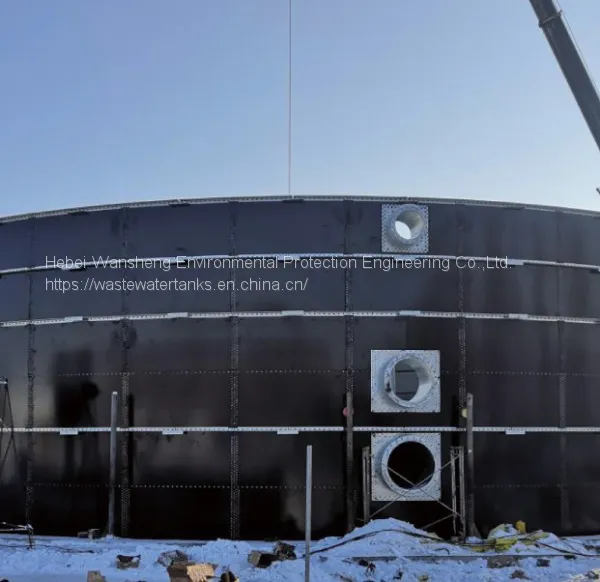 WS Brand Waste Water Storage Tank With Enamel Coated Use for Wastewater Treatment Plant photo-3