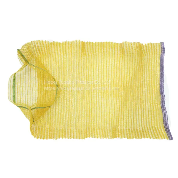 Plastic Hdpe Bag 50x80 Raschel Mesh Bag for Packing 40kg Potatoes photo-2