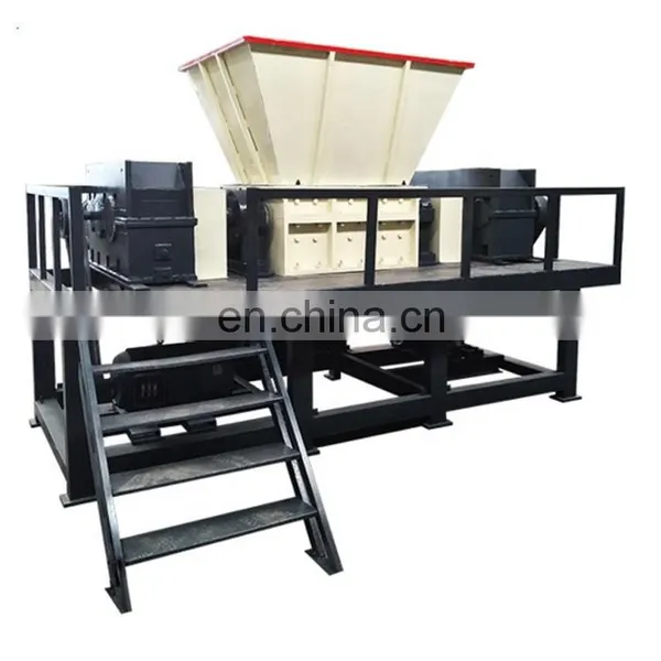 Metal Chips Car Tire Double Shaft Dual Spindle Shredder Factory photo-4