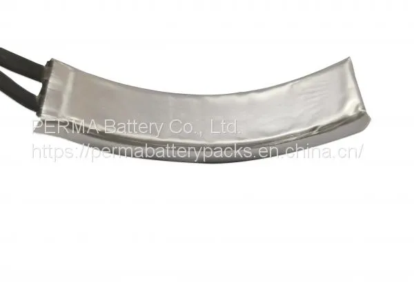 Irregular Crescent-shaped Curved Rechargeable Lithium Polymer Battery Customized for Smart Wireless Technology photo-2