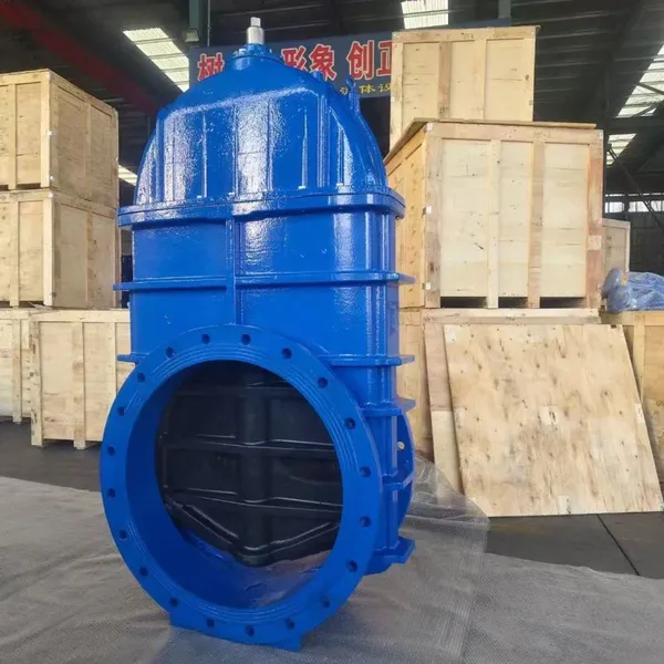 DIN DN500 PN16 EPDM Soft Seal Flange Gate Valve Big Size GGG50 GG25 Cast Iron Ductile Iron Gate Valve Price photo-4