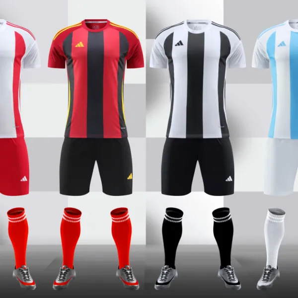 Children's Sports Jersey Set Summer Breathable Quick-Dry Football Uniform Set Customizable Sports Training Wear