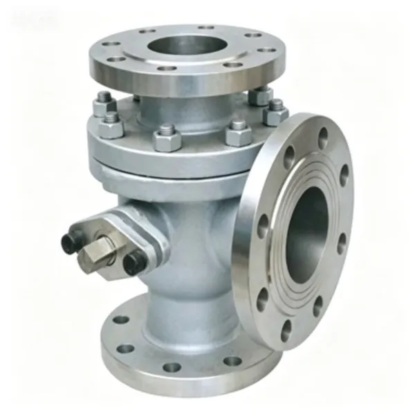 DN65 Marine DIN Flanged 3-Way Ball Valve for Fuel Oil Transfer Systems photo-2