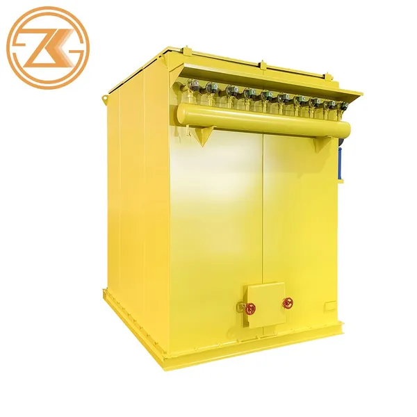Industrial Environmental Protection Equipment Bag Dust Collector, Central Silo Top, Boiler, Woodworking, Cyclone, Cartridge, Pulse Dust Collector photo-2