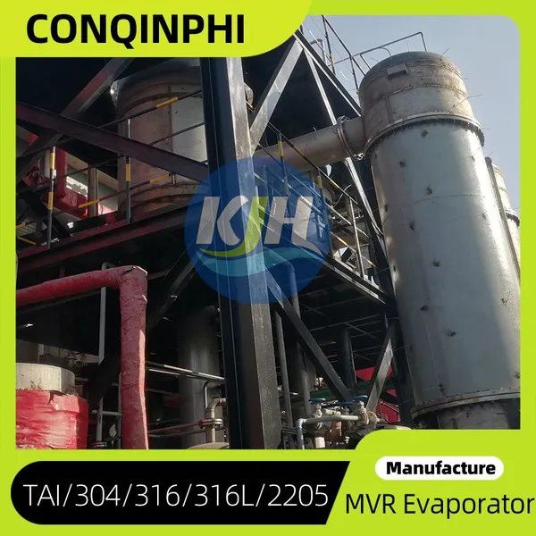 304 Stainless Steel Forced Evaporation Crystallizer with PLC Control for Industrial Wastewater