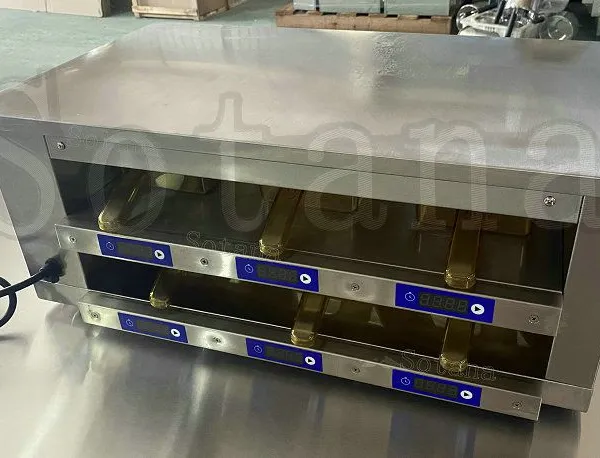Two-tier Six-drawer Thermal Insulation Display Cabinet