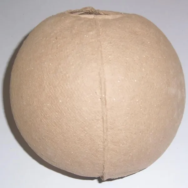 Non-Toxic Dye Moulded Pulp Pumpkin Food Safe 100% Recycled Pulp Fall Decor, Thanksgiving Ornament, Holiday Craft photo-5