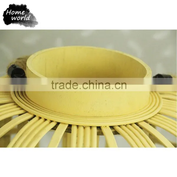 Traditional Chinese Folk Art Yellow Mini Bamboo Weaved Candler Lantern Wedding Favors photo-5