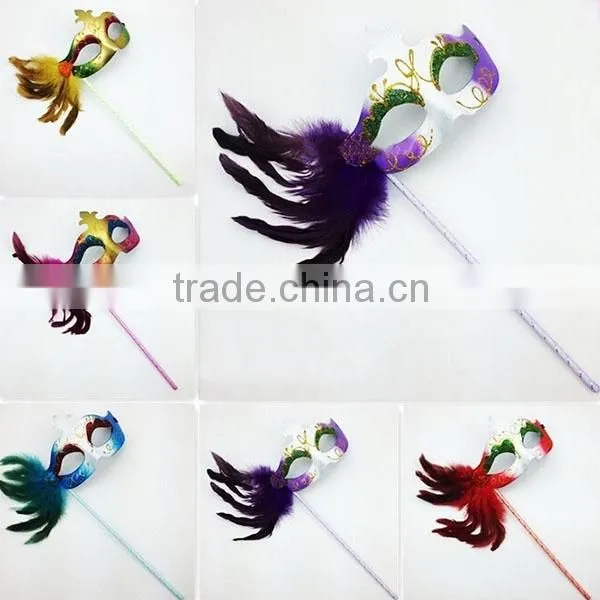 Venetian Masquerade Masks Wholesale Christmas Masquerade Mask With Stick