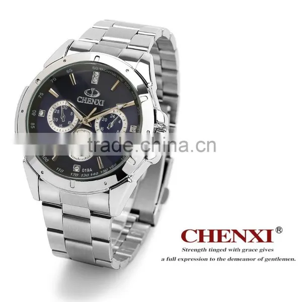 Wholesale Stainless Steel Quartz Wrist Cheap Watch for Men Can Customzied Your Logo on Watch 019AMS photo-2